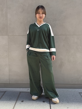 「NIKE(ナイキ)のアイテム(パンツ)」を使った、NIKE GINZAさん(レディース・162cm)の冬コーディネート