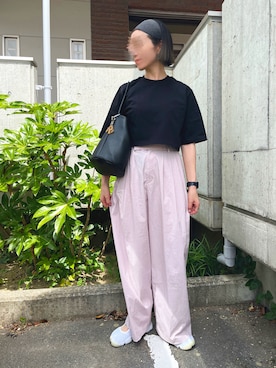 「NIKE(ナイキ)のアイテム(スニーカー)」を使った、minami さん(レディース・158cm)の夏コーディネート