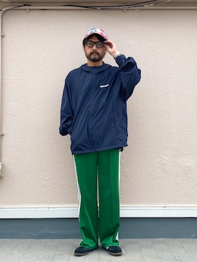 「SPINNS(スピンズ)のアイテム(ナイロンジャケット)」を使った、oillnomuraさん(メンズ・175cm)の秋コーディネート