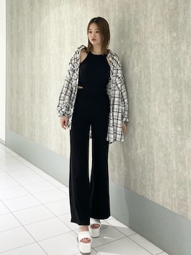 白桃はるなさんのコーディネート