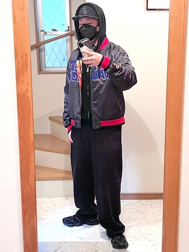 「NIKE(ナイキ)のアイテム(スタジャン)」を使った、jokerさん(メンズ・170cm)の秋コーディネート