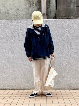 「PUMA(プーマ)のアイテム(ジャケット/アウター)」を使った、saaoさん(レディース・153cm)の冬コーディネート