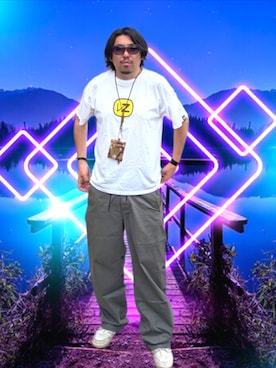 「NIKE(ナイキ)のアイテム(スニーカー)」を使った、kingtessyさん(メンズ・186cm)の春コーディネート