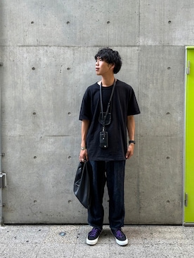 あんころもちさんの「MM6 SMALL JAPANESE HANDBAG（MM6 Maison Margiela | ｴﾑｴﾑｼｯｸｽ ﾒｿﾞﾝ ﾏﾙｼﾞｪﾗ）」を使ったコーディネート
