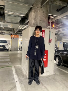 あんころもちさんの「MM6 SMALL JAPANESE HANDBAG（MM6 Maison Margiela | ｴﾑｴﾑｼｯｸｽ ﾒｿﾞﾝ ﾏﾙｼﾞｪﾗ）」を使ったコーディネート