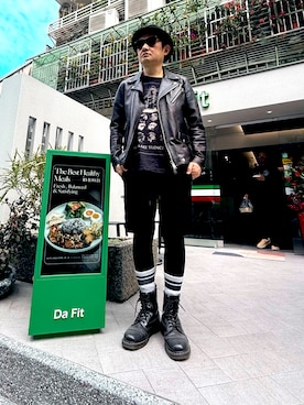 「NIKE(ナイキ)のアイテム(パンツ)」を使った、東野 新さん(メンズ・165cm)の冬コーディネート