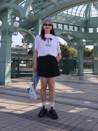 「CANAL JEAN(キャナルジーン)のEl mar カラーリブニットCAP(ニットキャップ/ビーニー)」を使った、miisuuzuukiiさん(レディース・162cm)の春コーディネート