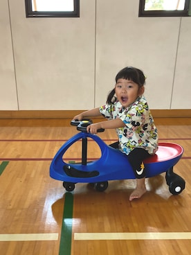 「NIKE(ナイキ)のアイテム(レギンス/スパッツ)」を使った、komaさん(キッズ・120cm)の夏コーディネート
