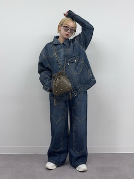 カフェ店長aoiさん(レディース・147cm)の春コーディネート