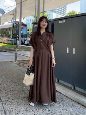 「NIKE(ナイキ)のアイテム(シューズ)」を使った、anさん(レディース・146cm)の春コーディネート