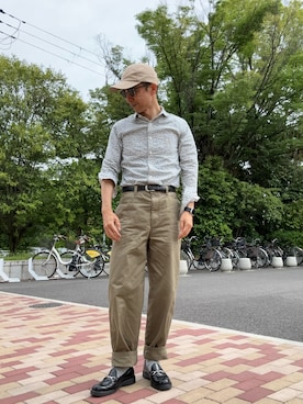 「Denim & Supply Ralph Lauren(デニムアンドサプライラルフローレン)のアイテム」を使った、Paulさん(メンズ・171cm)の夏コーディネート