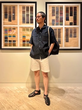 米山(yoneyama)さん(メンズ・172cm)の夏コーディネート