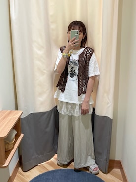 「NIKE(ナイキ)のアイテム」を使った、maroru✲*゚さん(レディース・148cm)の夏コーディネート