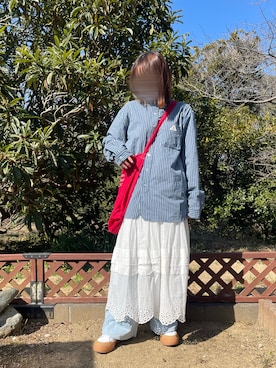 「NIKE(ナイキ)のアイテム」を使った、maroru✲*゚さん(レディース・148cm)の冬コーディネート