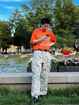 「NIKE(ナイキ)のアイテム(ファッション雑貨)」を使った、ゆkkiさん(メンズ・172cm)の夏コーディネート