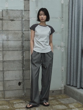 「OOFOS(ウーフォス)のアイテム」を使った、feepurさん(レディース・169cm)の春コーディネート