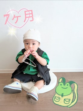 EITOさんの「《CONVERSE》BABY ALL STAR N Z コンバース ベビー オールスター ＮＺ」を使ったコーディネート