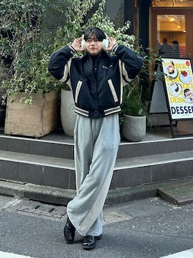 ryuseiさんの「3way loose inside out sweat pants/３wayルーズ切り替えスウェットパンツ」を使ったコーディネート