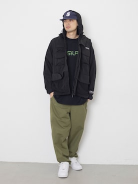 「SILAS(サイラス)のアイテム」を使った、SILASさん(メンズ・179cm)の春コーディネート