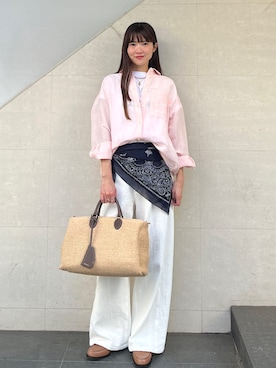 安孫子さん(レディース・155cm)の春コーディネート