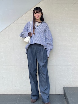 安孫子さん(レディース・155cm)の春コーディネート