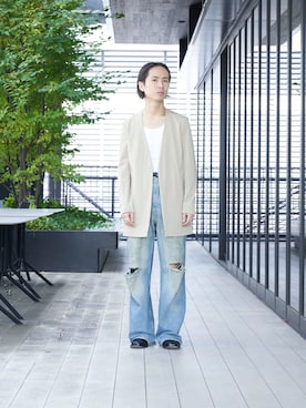 「STUDIOUS(ステュディオス)のアイテム(ダウンジャケット/コート)」を使った、yoshidaさん(メンズ・169cm)の秋コーディネート