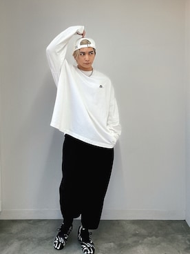 「NIKE(ナイキ)のアイテム(キャップ)」を使った、Micchiさん(メンズ・172cm・30代)の冬コーディネート