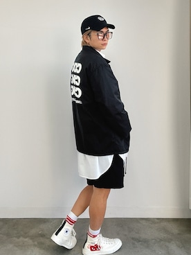 「NIKE(ナイキ)のアイテム(キャップ)」を使った、Micchiさん(メンズ・172cm・30代)の秋コーディネート