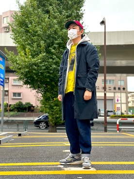 「NIKE(ナイキ)のアイテム(キャップ)」を使った、kabotoraさん(メンズ・183cm・40代)の秋コーディネート