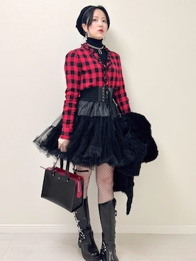 channieさんの「エクストラファインメリノリブタートルネックセーター（長袖）（UNIQLO | ユニクロ）」を使ったコーディネート
