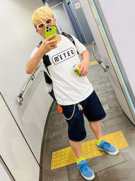 「VANS(バンズ)のアイテム」を使った、Yuji エストレーラ柔術ジム 二日市さん(メンズ・165cm)の夏コーディネート