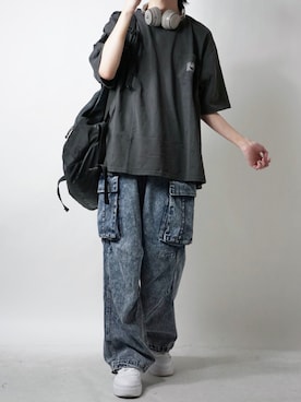 「NIKE(ナイキ)のアイテム」を使った、らいさん(メンズ・170cm)の春コーディネート