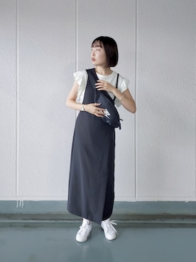 「NIKE(ナイキ)のアイテム(バッグ)」を使った、ハヅキさん(レディース・165cm)の夏コーディネート