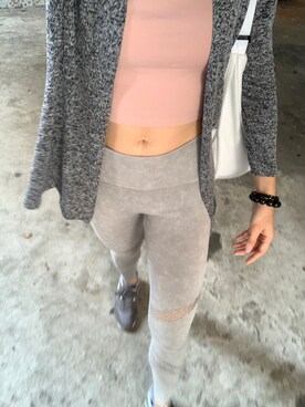「NIKE(ナイキ)のアイテム(アンダーウェア)」を使った、Ting Waiさん(レディース・175cm)の秋コーディネート