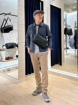 MIZUTAさんの「《セットアップ対応》SMART TECH 吸水速乾メランジOX ストレッチイージーPT 25SS（NOLLEY’S | ノーリーズ）」を使ったコーディネート