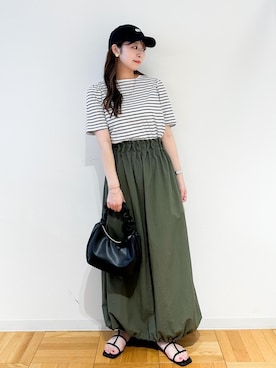 「NIKE(ナイキ)のアイテム(帽子)」を使った、AYANOさん(レディース・162cm・20代)の夏コーディネート