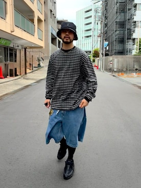 「NIKE(ナイキ)のアイテム(スニーカー)」を使った、Rainyさん(メンズ・174cm・40代)の春コーディネート