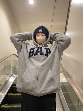 なぎささんの「【 Carhartt / カーハート 】 # アクリルワッチ M Acrylic Watch Hat A18 帽子 ビーニー（Carhartt | カーハート）」を使ったコーディネート