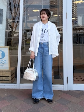 「URBAN RESEARCH DOORS(アーバンリサーチドアーズ)のアイテム(ボストンバッグ)」を使った、moeさん(レディース・159cm)の春コーディネート