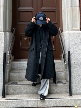 Harutoさんの「3way loose inside out sweat pants/３wayルーズ切り替えスウェットパンツ」を使ったコーディネート