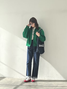 村田倫子さんの（idem | イデム）を使ったコーディネート