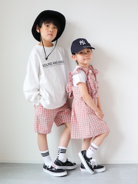 KISA / SANAさん(キッズ・123cm)の春コーディネート