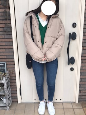 「SPINNS(スピンズ)のアイテム(シャツ/ブラウス)」を使った、burikoさん(キッズ・160cm)の春コーディネート