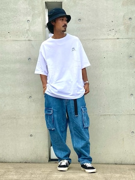 「VANS(バンズ)のアイテム(スニーカー)」を使った、takuya.sさん(メンズ・171cm)の夏コーディネート