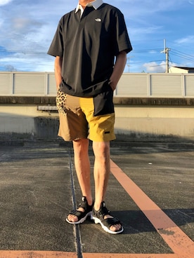 「NIKE(ナイキ)のアイテム(シューズ)」を使った、hiro(⁎⁍̴̆Ɛ⁍̴̆⁎)さん(メンズ・177cm)の夏コーディネート