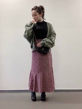 Miki yamaokaさん(レディース・150cm)の春コーディネート
