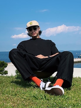 「VANS(バンズ)のアイテム」を使った、ゆーきさん(メンズ・180cm)の夏コーディネート