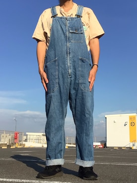 「SPINNS(スピンズ)のアイテム(Tシャツ/カットソー)」を使った、ks111さん(メンズ・169cm)の夏コーディネート