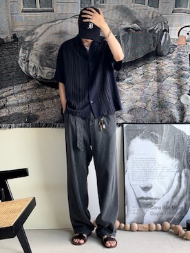 風早ゆうたさん(メンズ・184cm)の夏コーディネート