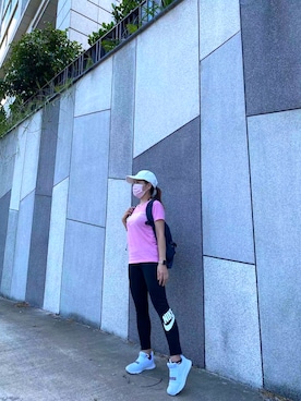 「NIKE(ナイキ)のアイテム(チノパンツ)」を使った、hanna200332さん(レディース・153cm)の冬コーディネート